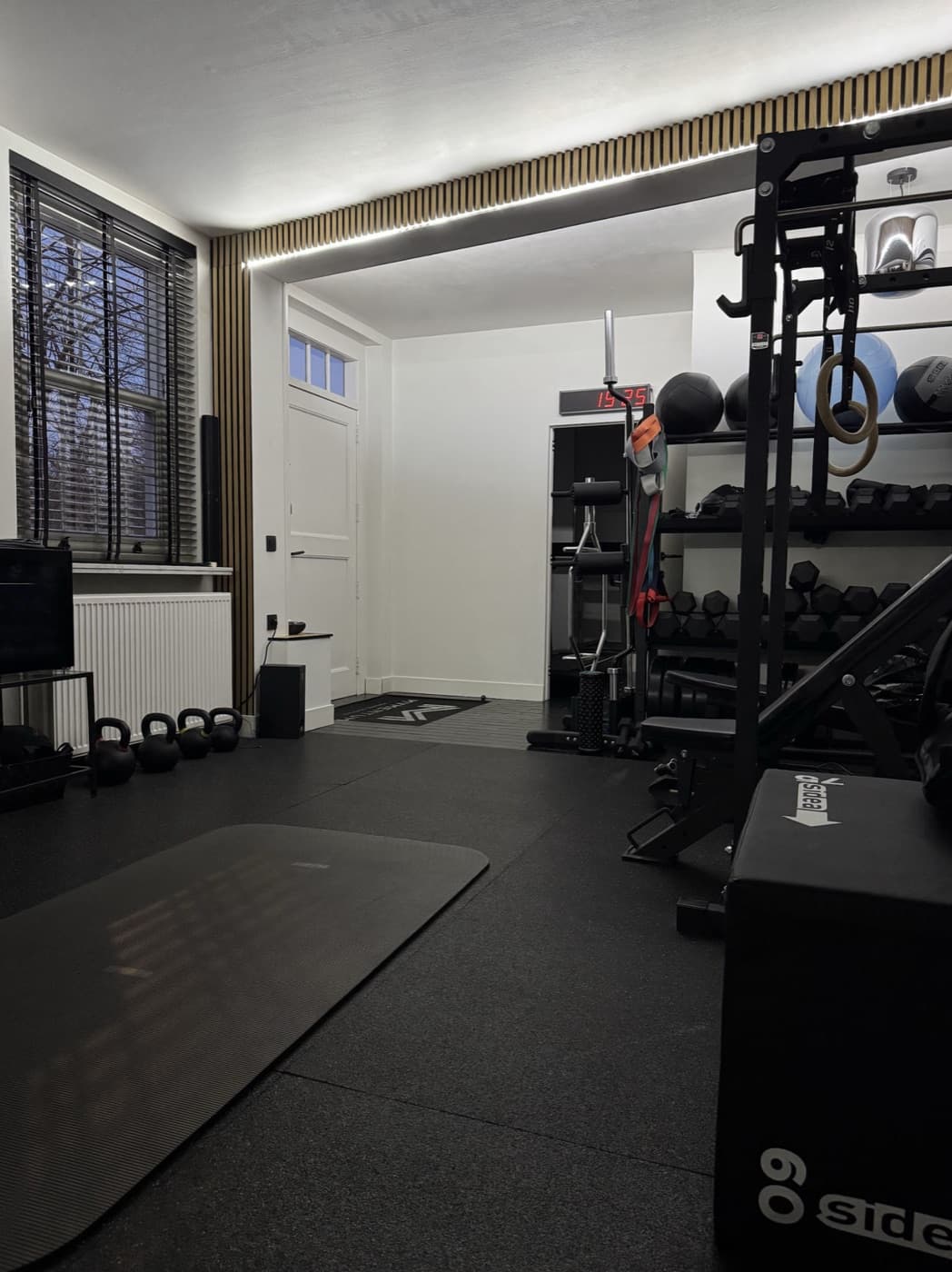 Volledig uitgeruste private trainingsruimte